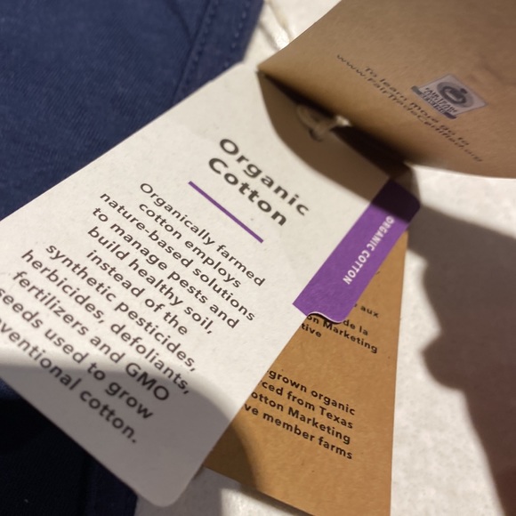 New Patagonia P-6 Label Organic Cotton Tank - Men's small navy ⭐️⭐️⭐️⭐️ - Picture 5 of 15